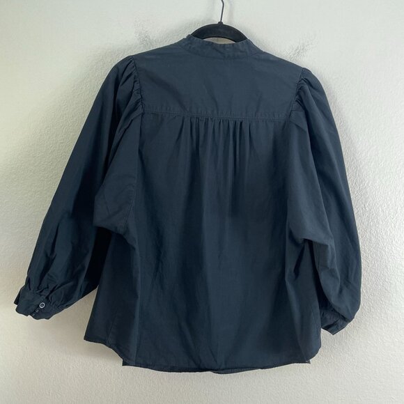 Anthropologie Pilcro Womens Small Jodie Embroidered Blouse Long Sleeve Shirt - Picture 10 of 10